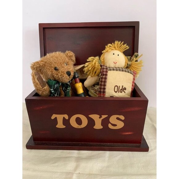 Boyds Collection Toy Box Of Friendship Memories Doll & Bear Set - Picture 2 of 13
